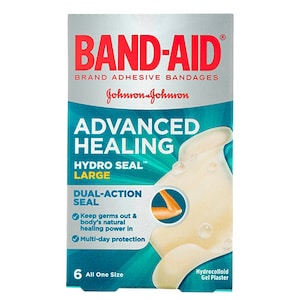 Band-Aid Advanced Hydro Seal Large 6 Gel Plasters