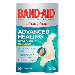 Band-Aid Advanced Hydro Seal Regular 10 Gel Plasters