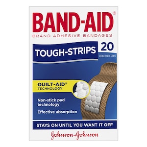 Band-Aid Tough Strips 20 Fabric Strips