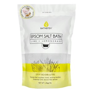 Bathefex Epsom Salt Lime & Lemongrass 1.4kg