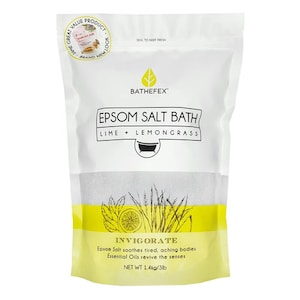 Bathefex Epsom Salt Lime & Lemongrass 1.4kg