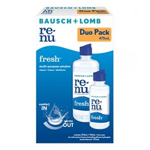 Bausch & Lomb Renu Fresh Multi-Purpose Solution 355ml + 120ml
