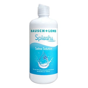 Bausch & Lomb Splash Saline Solution 355ml