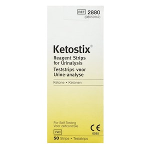 Ketostix Reagent Strips For Urinalysis 50 Strips
