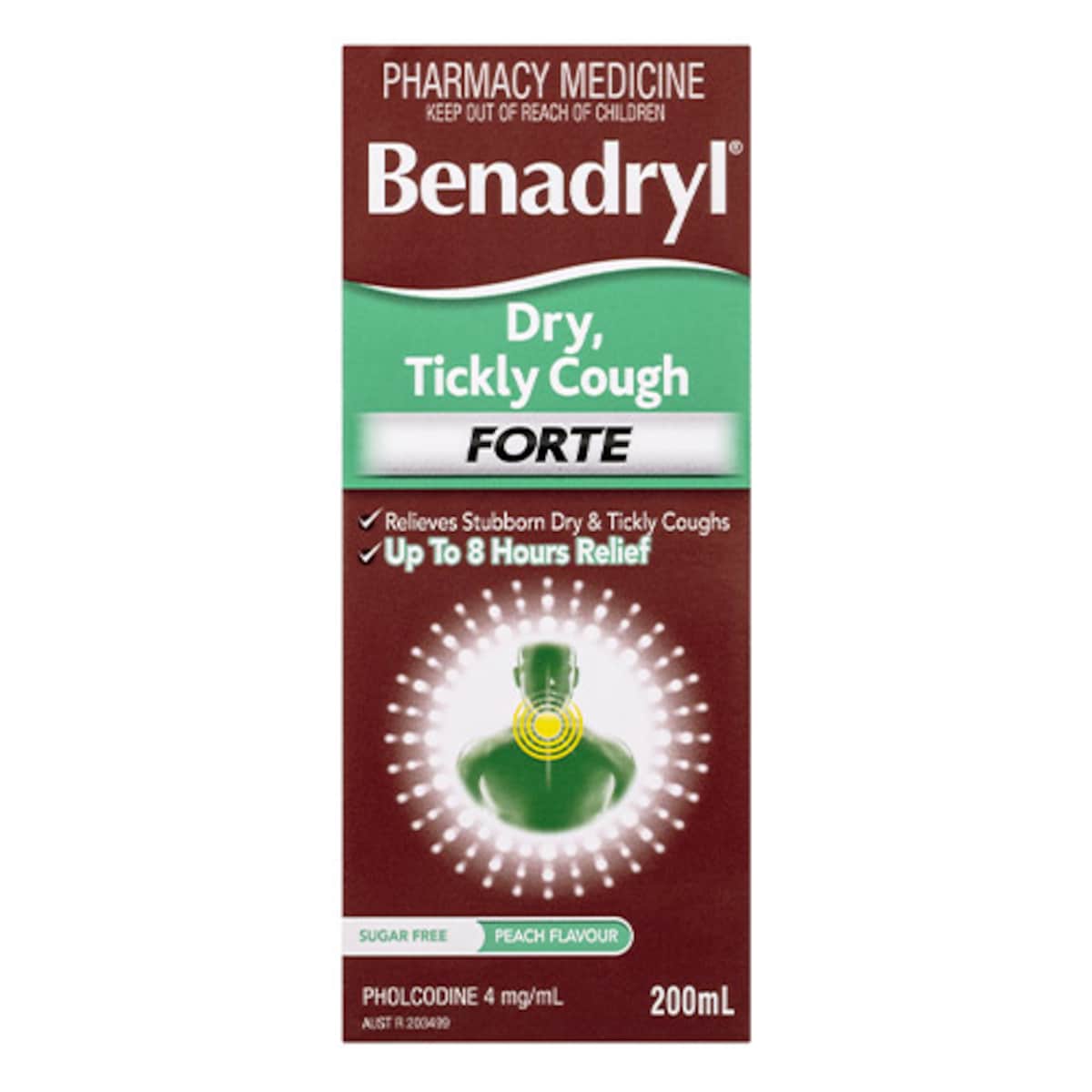 Benadryl Dry Tickly Cough Forte Liquid 200ml