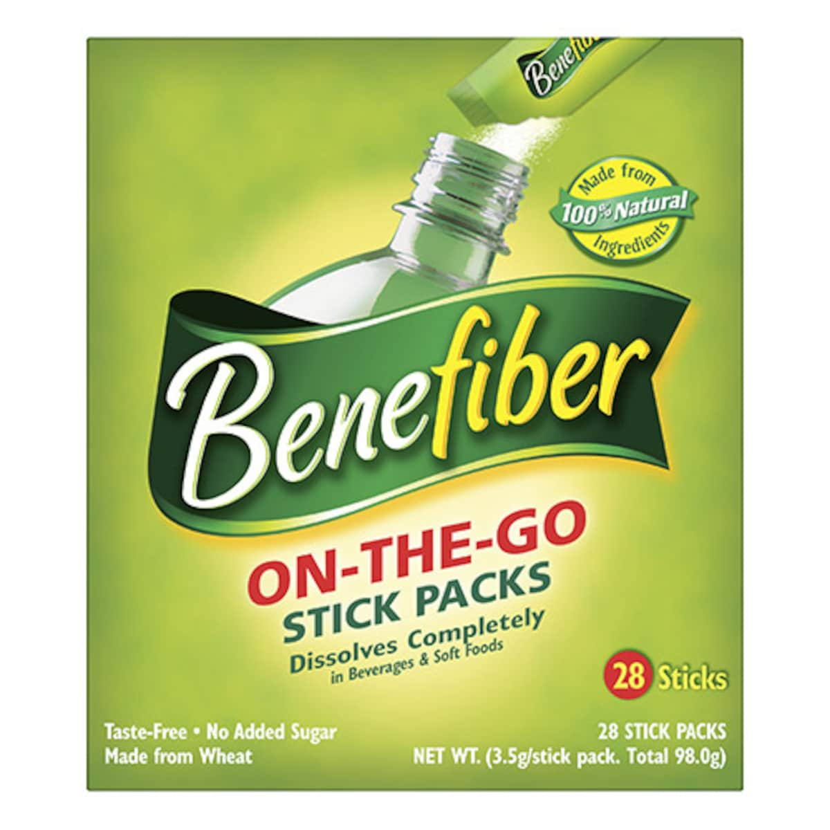 Benefiber Natural Soluble Fibre On The Go Sticks 3.5g X 28 Serves