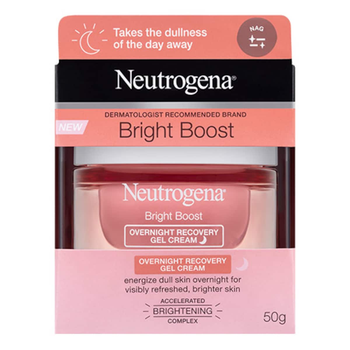 Neutrogena Bright Boost Overnight Recovery Gel Cream 50g