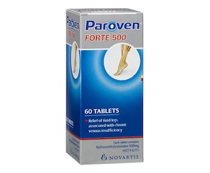 Paroven Forte Tired Leg Relief 60 Tablets