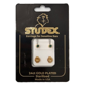 Studex Regular Birthstone May Gold Stud Earring 1 Pair