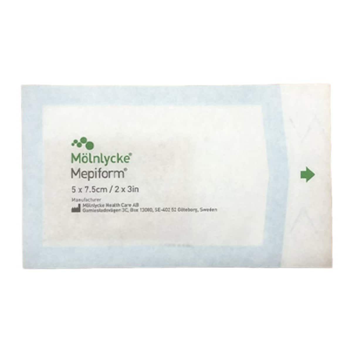 Mepiform Wound Dressing 293200 5cm x 7.5cm Single