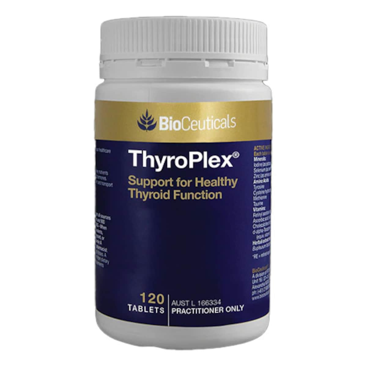 BioCeuticals ThyroPlex 120 Tablets | Healthylife Australia