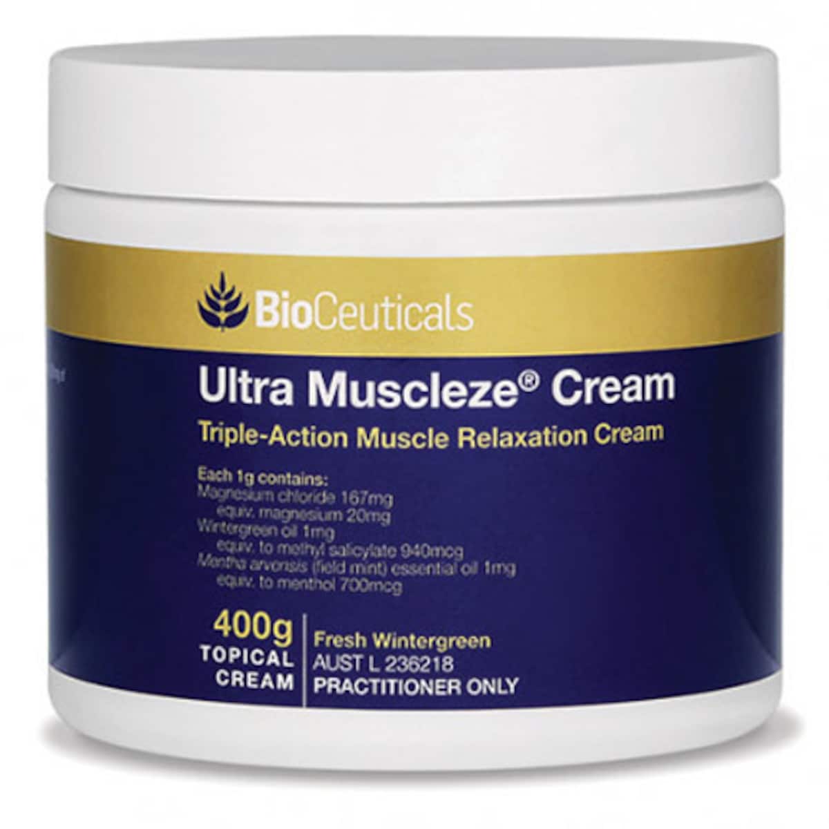BioCeuticals Ultra Muscleze Cream Tub 400g