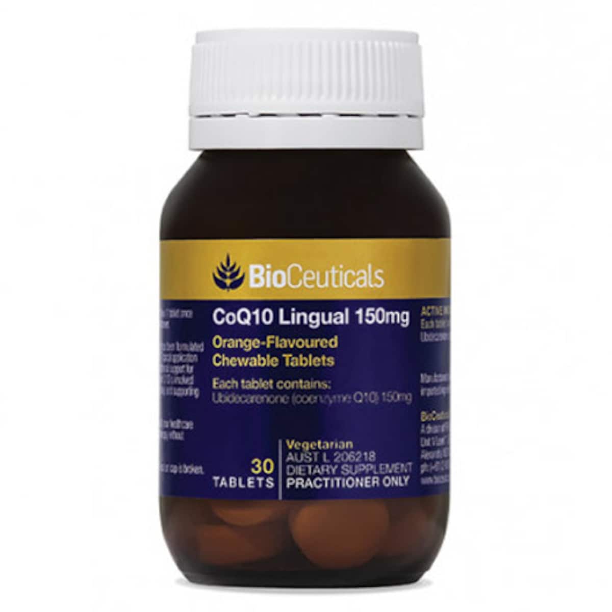 Bioceuticals Coq10 Lingual 150Mg 30 Tablets