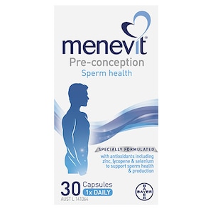 Menevit Pre Conception Sperm Health 30 Capsules