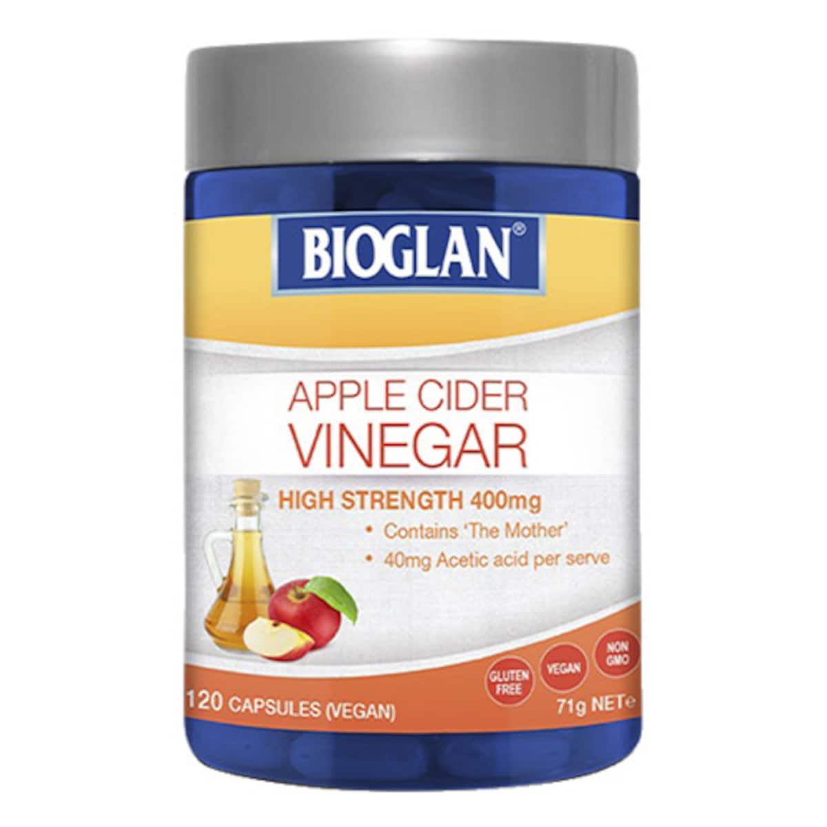 Bioglan Apple Cider Vinegar 400mg 120 Capsules Australia