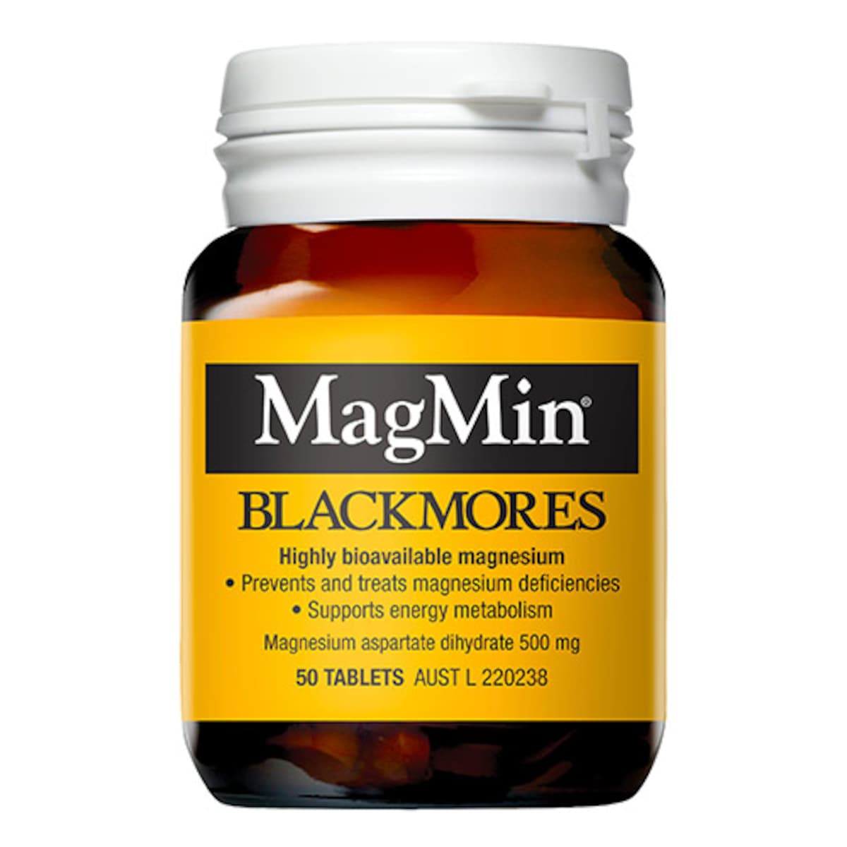 Blackmores MagMin 500mg 50 Tablets