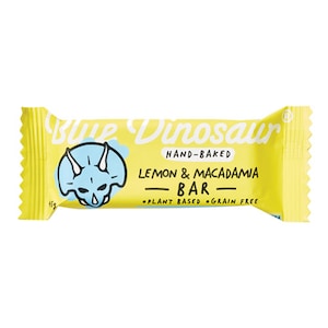 Blue Dinosaur Snack Bar Lemon & Macadamia 45g