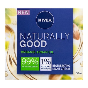 Nivea Naturally Good Regenerating Night Cream with Organic Argan Oil 50ml