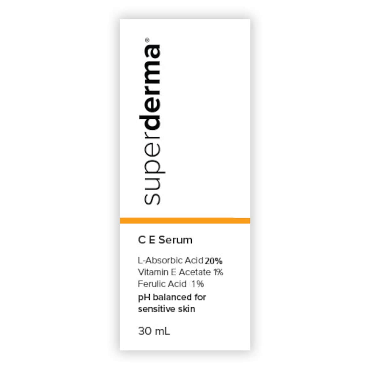 Superderma C E Serum Vitamin C 20% Vitamin E 1% 30mL