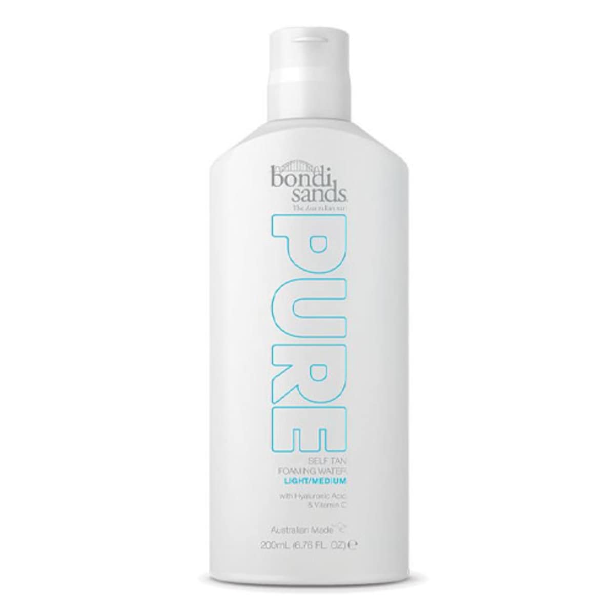 Bondi Sands Pure Self Tan Foaming Water Light/Medium 200ml