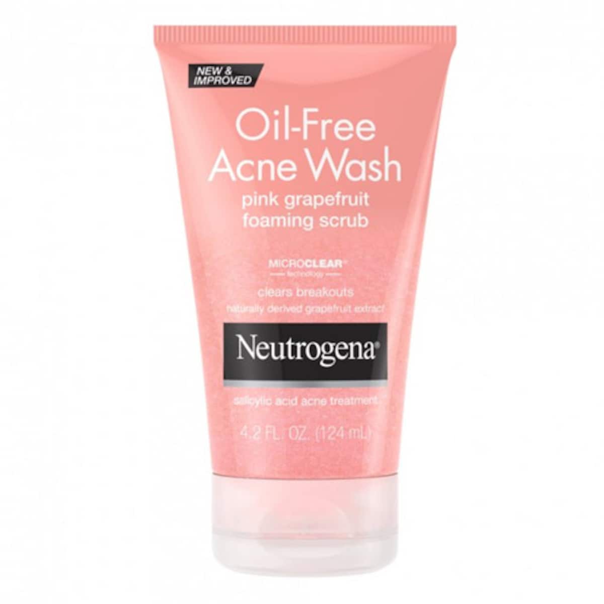 Neutrogena Oil-Free Acne Foaming Scrub Pink Grapefruit 124ml