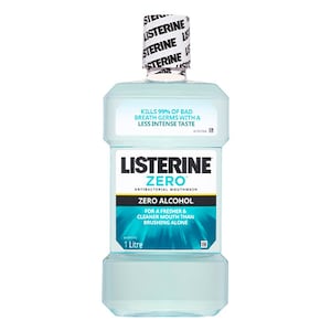 Listerine Zero Alcohol Antibacterial Mouthwash 1 Litre