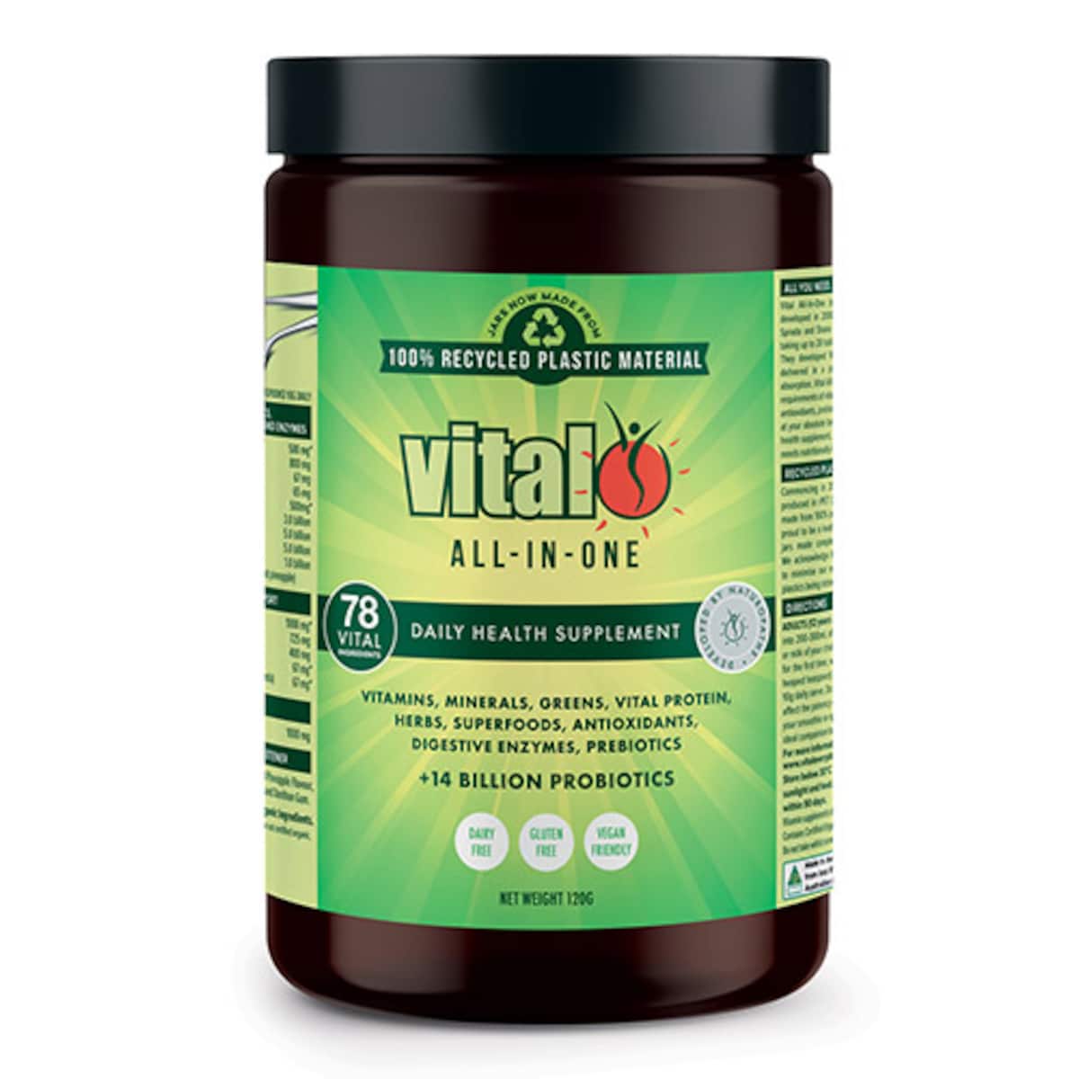 Vital All-in-One Daily Health Supplement Powder 120g