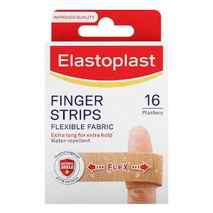 Elastoplast Finger Strips Flexible Fabric 16 Plasters