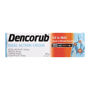 Dencorub Dual Action Cream Muscle & Joint Pain Relief 100g