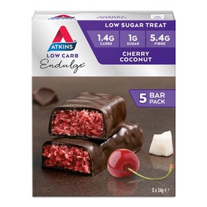 Atkins Endulge Cherry Coconut Bars 5 Pack