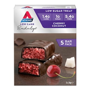 Atkins Endulge Cherry Coconut Bars 5 Pack