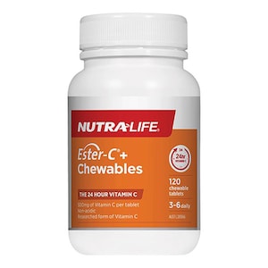 Nutra-Life Ester C + Chewables 120 Tablets