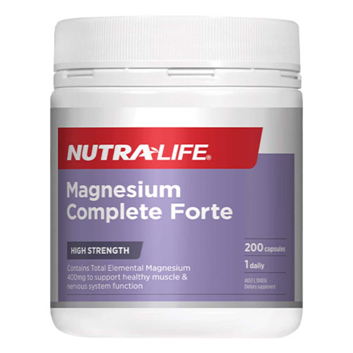 Nutra-Life Magnesium Complete Forte 200 Capsules Australia