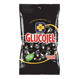 Gold Cross Glucojel Jelly Beans Black 150g