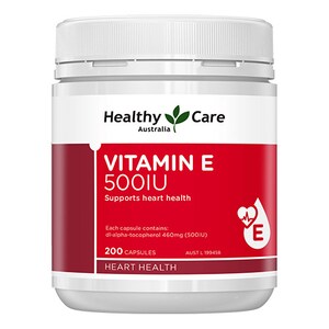 Healthy Care Vitamin E 500IU 200 Capsules