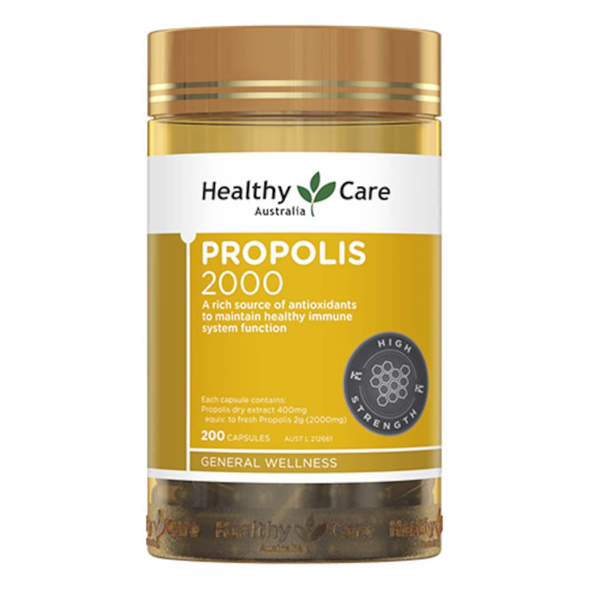 Healthy Care Propolis 2000mg 200 Capsules