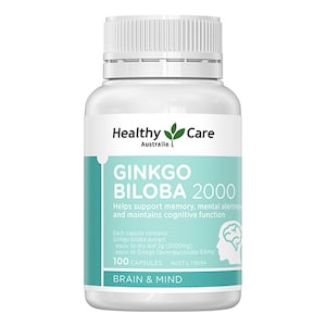 Healthy Care Ginkgo Biloba 2000mg 100 Capsules