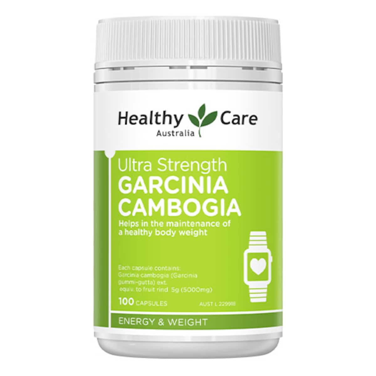 Healthy Care Ultra Strength Garcinia Cambogia 100 Capsules Australia