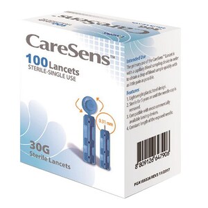 Caresens Lancets 30G 100 Pack
