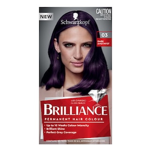 Schwarzkopf Brilliance Permanent Hair Colour 03 Dark Amethyst