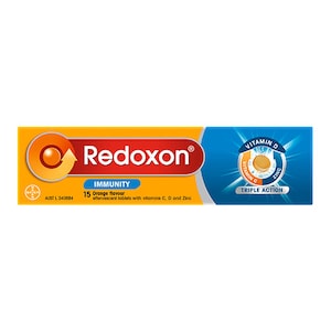 Redoxon Immunity Orange 15 Effervescent Tablets