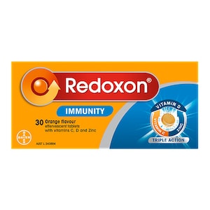 Redoxon Immunity Orange 30 Effervescent Tablets