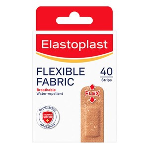 Elastoplast Flexible Fabric Breathable Strips 40 Pack