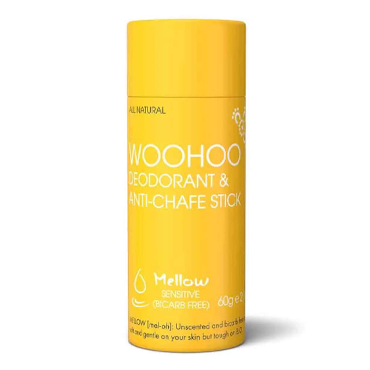 Woohoo Body Deodorant & Anti-Chafe Stick Mellow Sensitive 60g