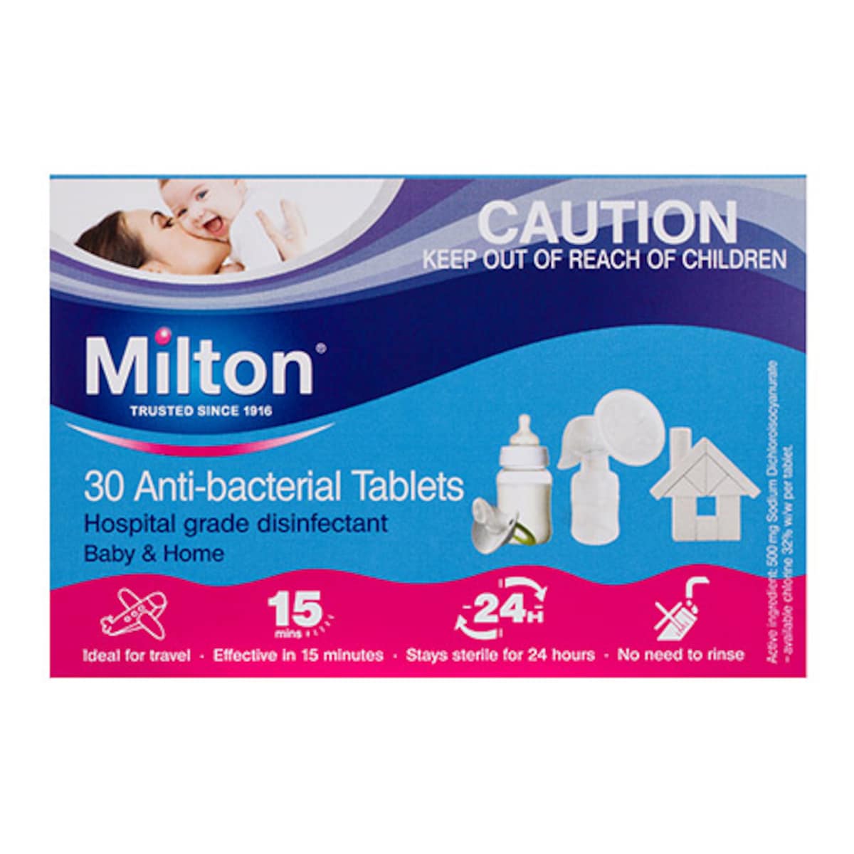 Milton Antibacterial Tablets 30 Pack