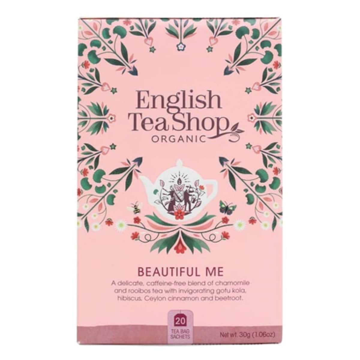 English Tea Shop Organic Wellness Tea Beautiful Me 20 Teabags