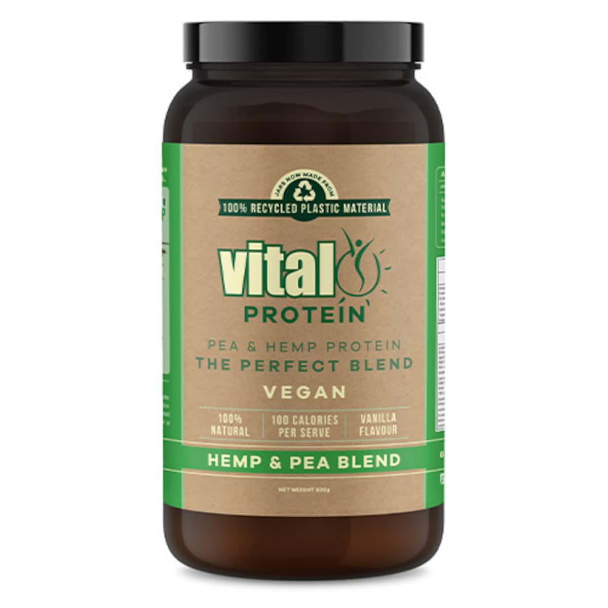 Vital Protein Pea & Hemp Blend Vanilla 500g Australia