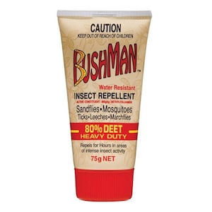 Bushman Ultra Heavy Duty 80% Deet Insect Repellent Gel 75g