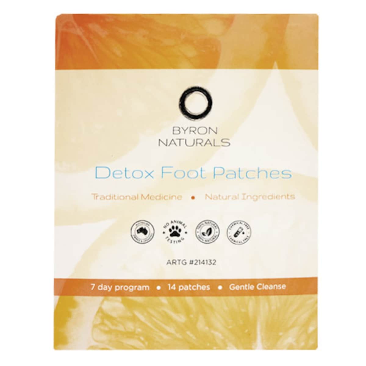 Byron Naturals Detox Foot Patches 7 Pairs
