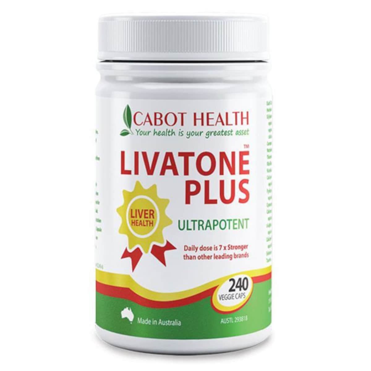 Cabot Health Livatone Plus Turmeric 240 Capsules Australia